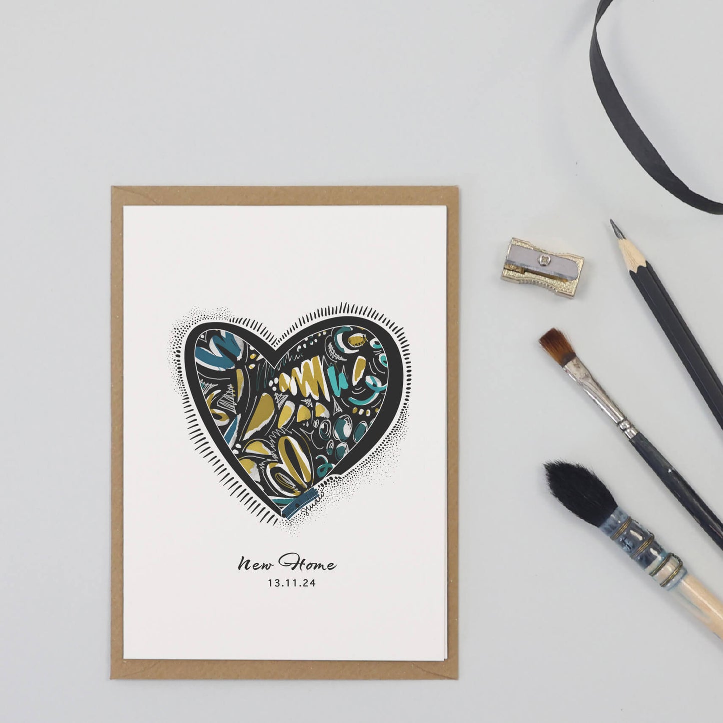 Personalised Anniversary Heart Card  | Wedding | New Home